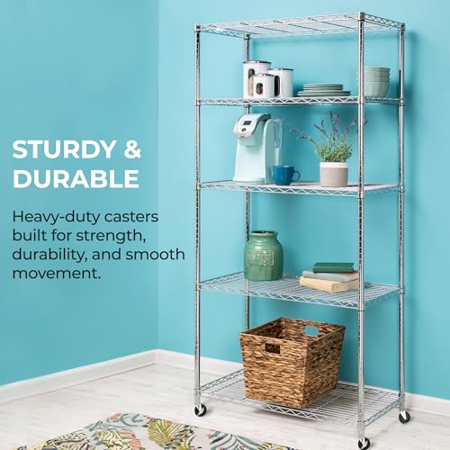 honey-can-do shf-01939 4-inch caster roller wheels for hcd shelving unit set of fourblack
