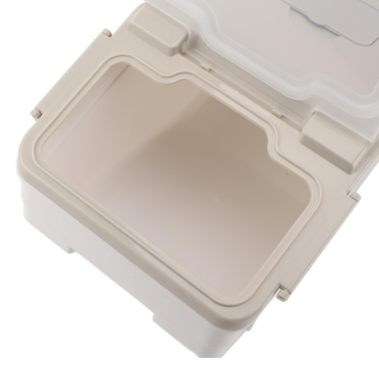 Récipient Alimentaire Récipient de Riz Récipient de Stockage de Riz épais étanche avec Couvercle de Tasse à Mesurer Bac de Stockage de Riz pour la Cuisine (5kg / 11lb)
