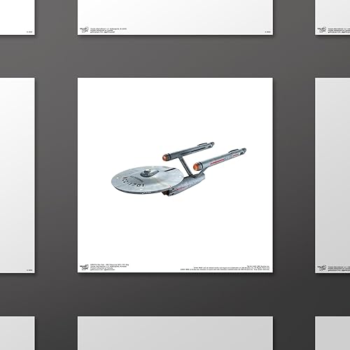 Miniatura 10 de Trends International Gallery Pops Star Trek USS Enterprise NCC-1701 - Póster de pared de barco, 12.00 x 12.00 pulgadas, versión de marco negro