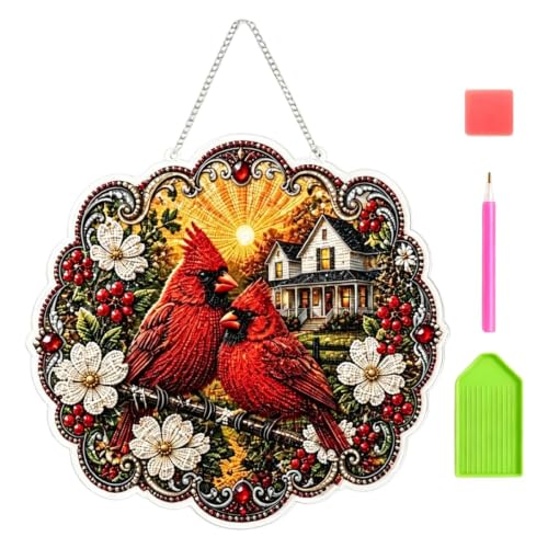 Manualidades con diamantes de pájaro para relajarte y decorar tu hogar