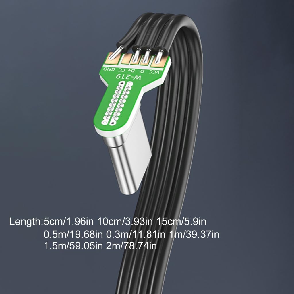 Miękki silikonowy przewód USB C do C do kamer monitorujących transfer danych 480 Mb/s