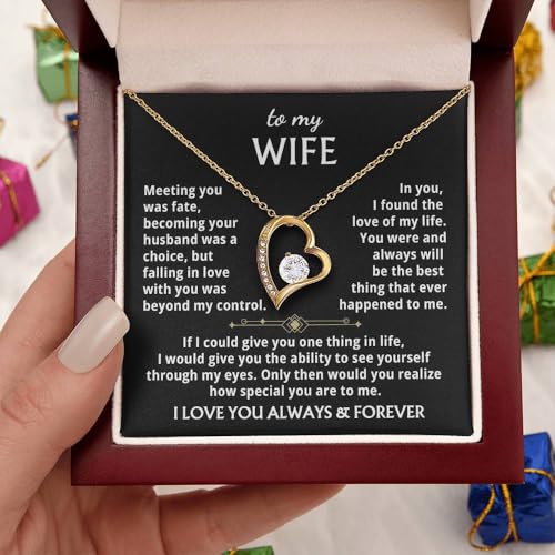 Jewelry To My Wife - The Best Thing That Ever Happened To Me, Forever Love Necklace, Gift for Her, Romantic Christmas Birthday Valentine Gift - Image 3
