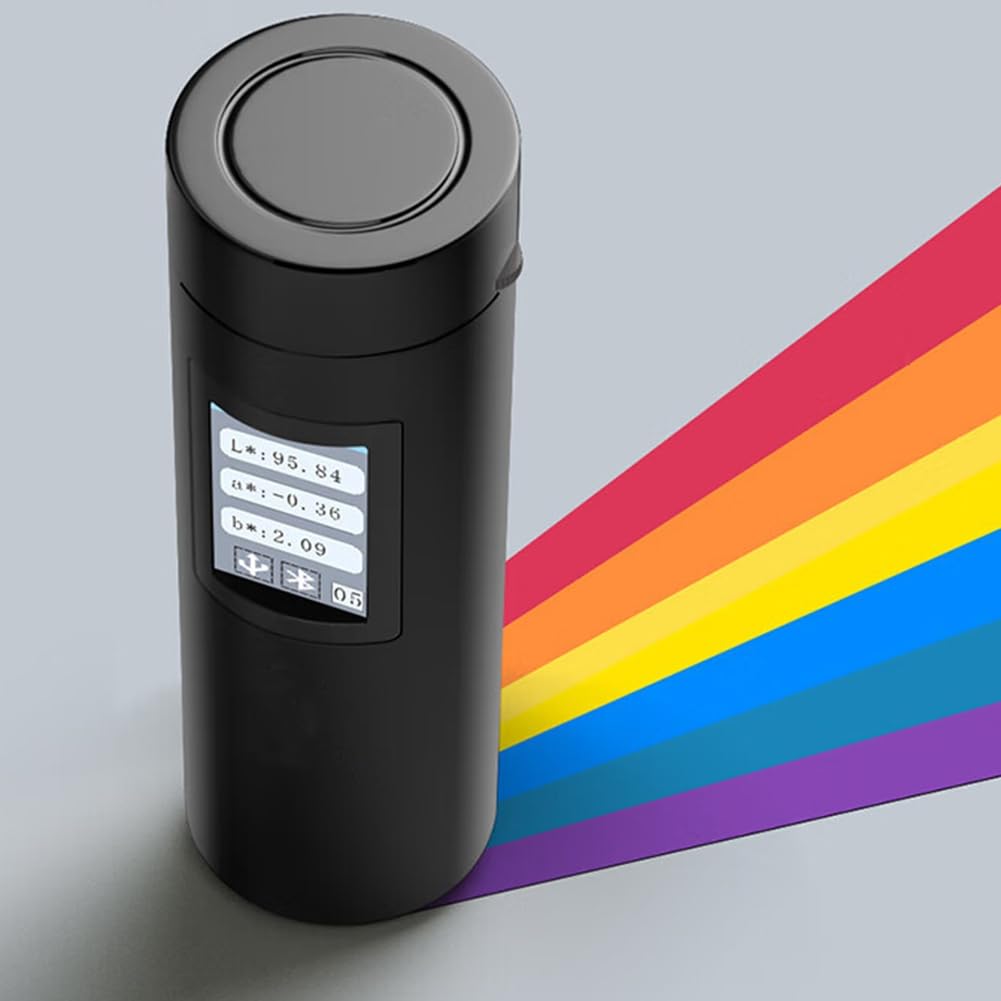 Lector de Color, Colorímetro de Precisión, Espectrofotómetro Portátil, Compatible con Aplicación Móvil CR4501