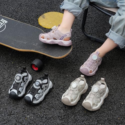 Kids Unisex Fashion Sport Trekking Sandals, Bulky Head Espadrilles Labyrinth, Breathable Mesh, EVA TPR-Blend Sole3