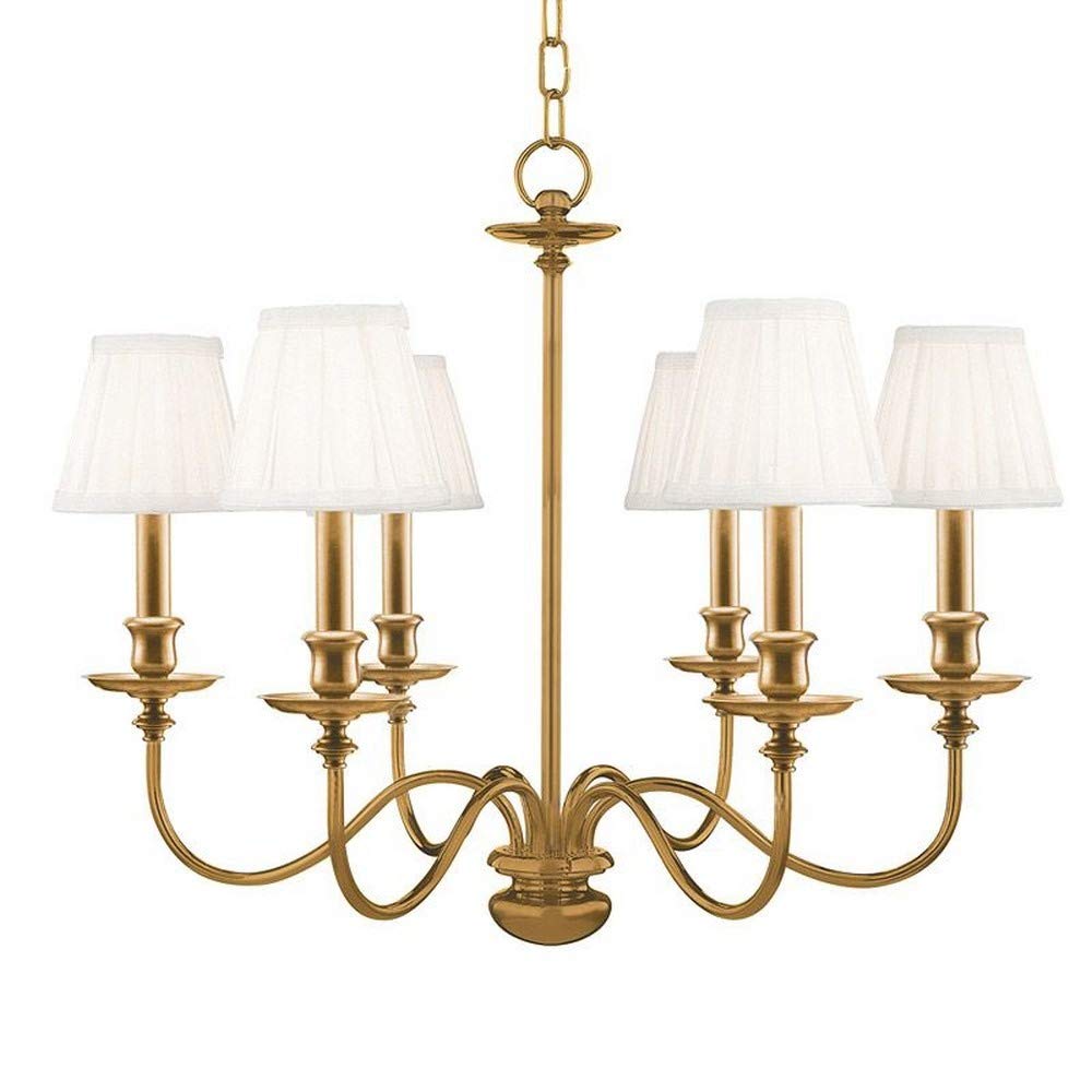 Hudson Valley Lighting 4036-AGB Menlo Park - Six Light Chandelier