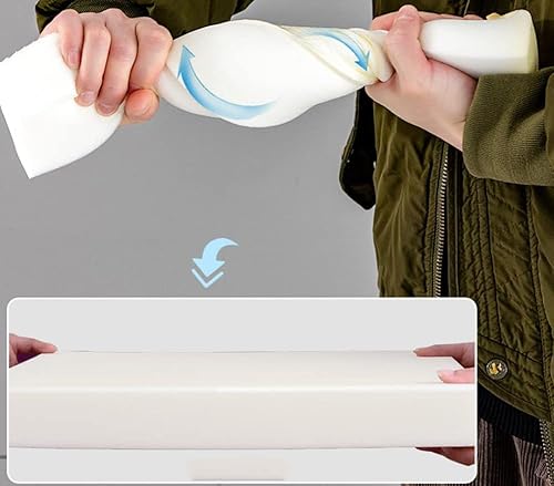 Miniatura 5 de BOMATY Cojín para interiores y exteriores, cojines de banco de piano de piel sintética con lazos, almohadilla antideslizante para asiento de