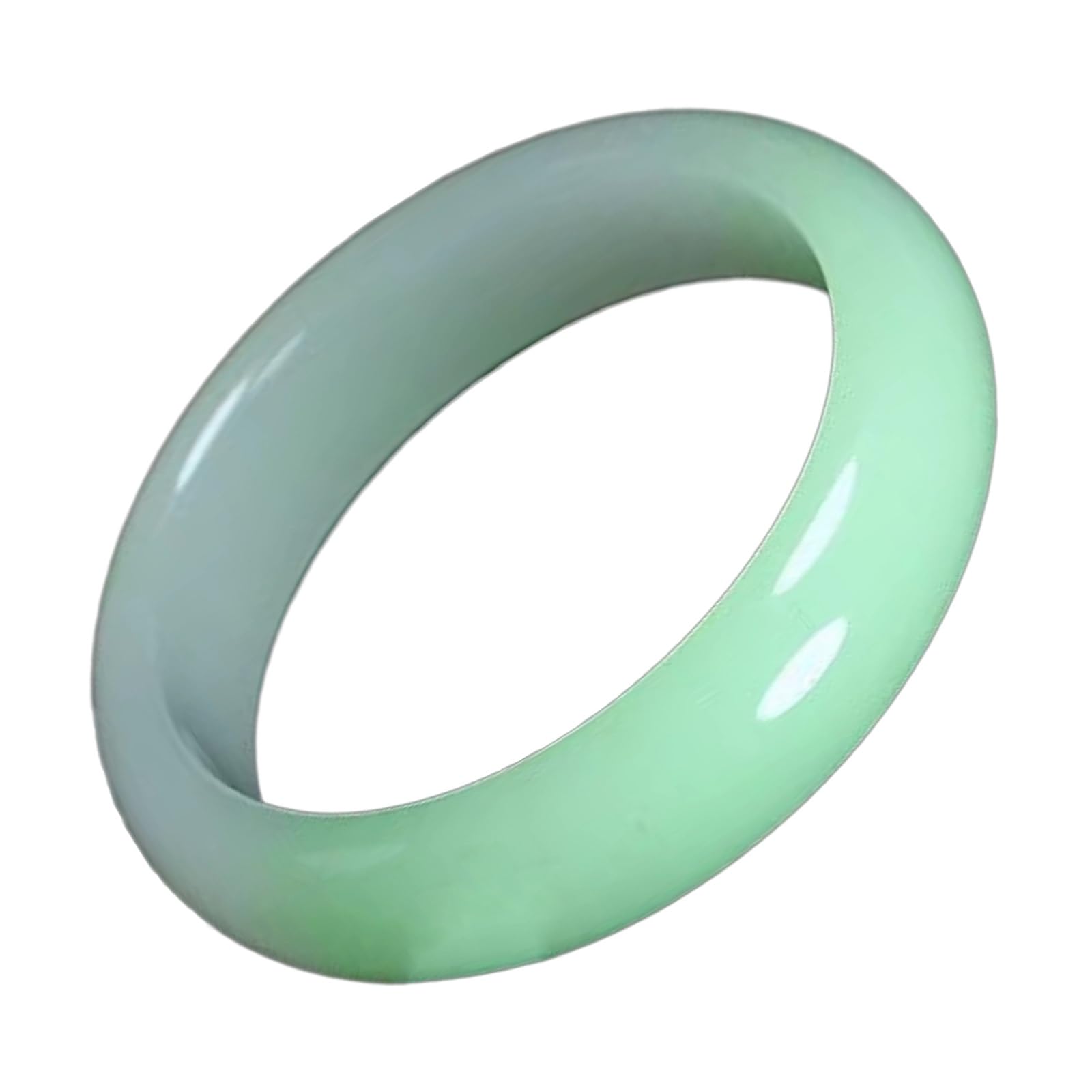 Bracelet en jade véritable de style chinois pour femme, un jonc d'exception