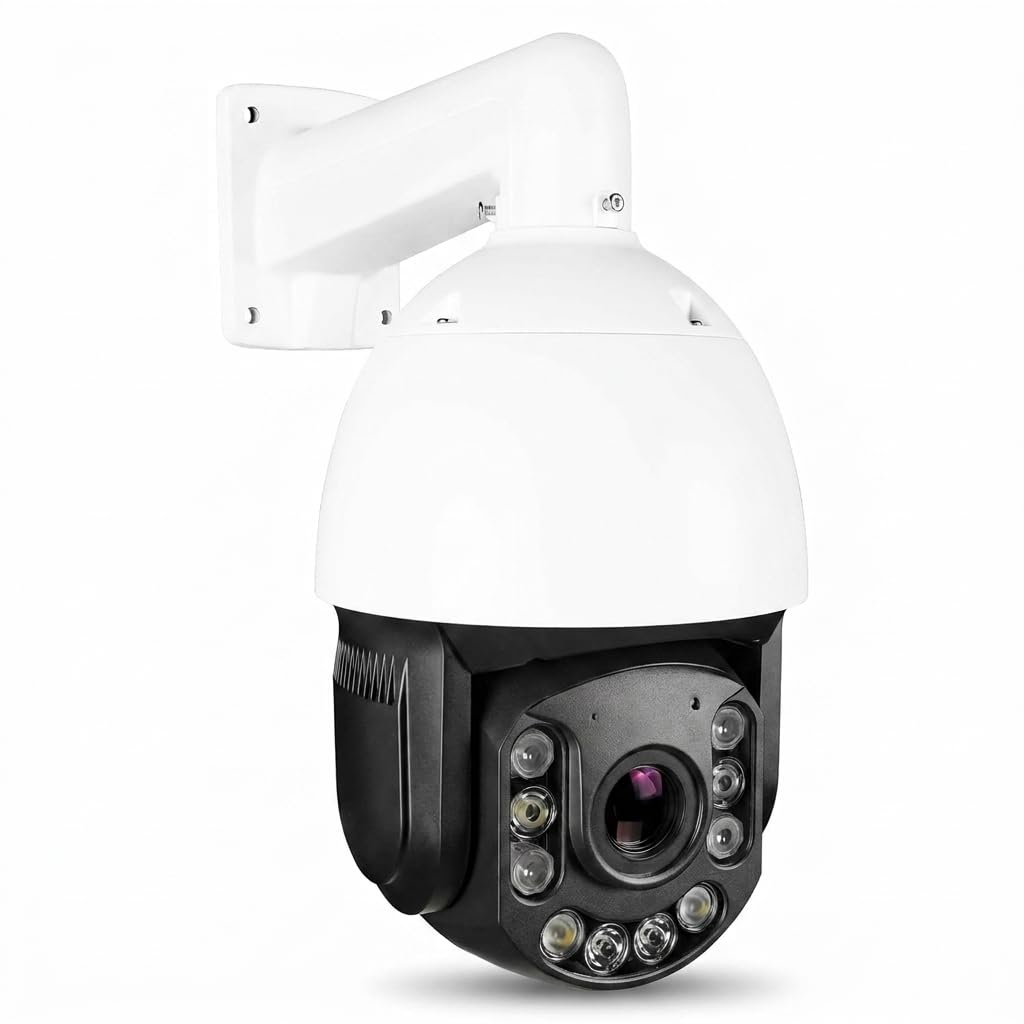 HANUTECH Indoor-Outdoor Biggest 36x Zoom Dome Pantilt PTZ CCTV Camera 5MP Auto Motion Tracking Surveillance Camera,2 Way Communication,IP66 Waterproof-image-30