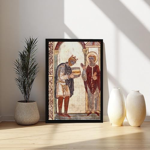 Impression sur toile Roi Athelstan décoration murale cadre 30x45