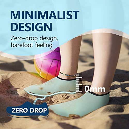 Image of JACKSHIBO Water Shoes for Women Men Quick-Dry Swim Shoes Beach Water Socks | Aqua, Swimming, Yoga, Surf, River, Lake, Kayak, Pool Socks, Cruise Essentials, Sport, Adult, Unisex, Cute, Barefoot, Vacation