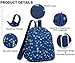 Pealwel Mini Backpack Purse for Women,Small Nylon backpacks for Ladies Backpacks Women Anti Theft Travel Bag (Floral)