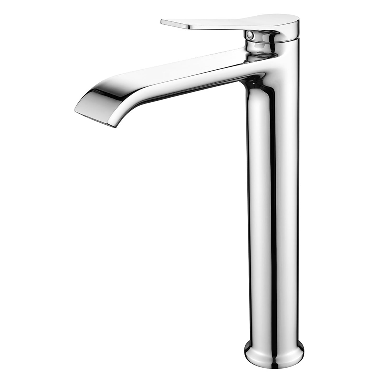 SOHNVWTGD Tall Basin Taps for Bathroom, Hot and Cold Waterfall Bathroom Mixer Tap for Single Hole Sink,Chrome