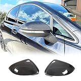 MCARCAR KIT Real Carbon Fiber Mirror Covers for Volkswagen Golf 8 MK8 8R/GTI/R-Line 2020UP Replacement Style Rearview Mirror Caps Exterior Shell Factory Outlet (With Lane Assist)