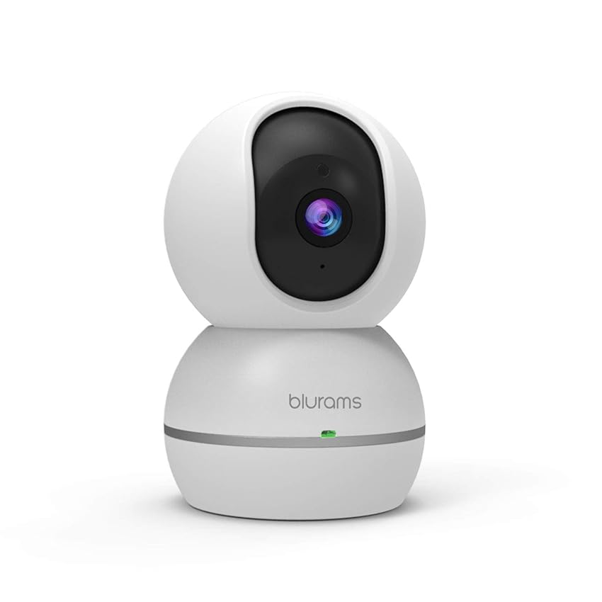 Immagine del prodotto blurams Telecamera Wi-Fi Interno,1080p Videocamera Sorveglianza,Rotazione a 360°,Visione Notturna, Rilevamento di movimento/suono, avvisi intelligenti AI,Audio Bidirezionale