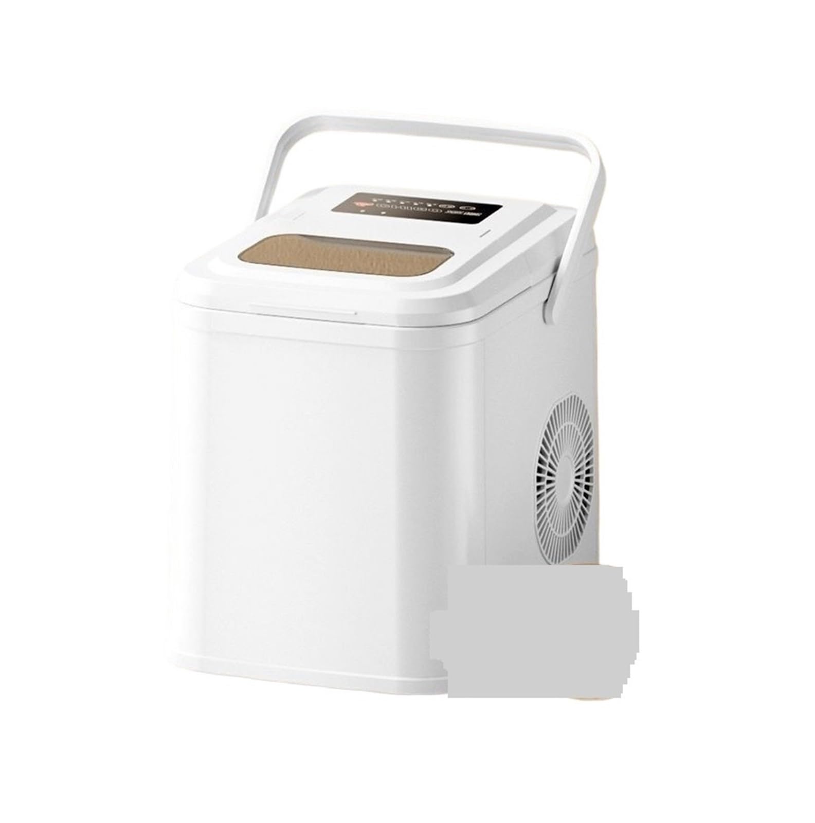 Ice Crusher, Countertop Portable Ice Maker Nugget Ice Self-Cleaning Easy Control Compact with Scoop Reservoir Parties,for Home, Restaurants & Cafes