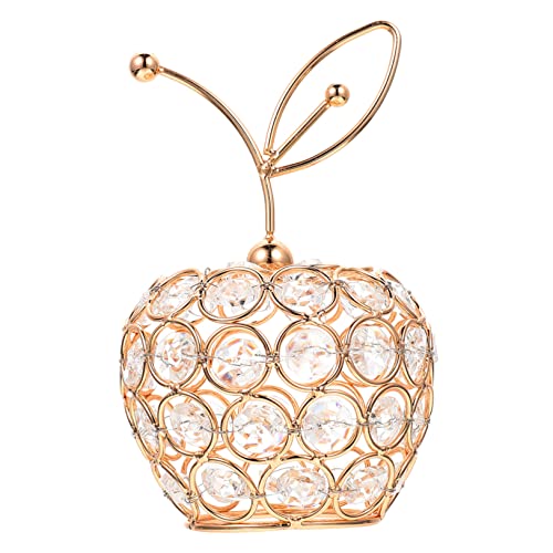 Besportble Glass Figurines Fruit Crystal Ornaments Artificiales Para Pineapple Gift Dining Room Table Decor Hand Blown Figurines Hand Blown Fruit Figurine Desktop Fruit Decoration Car Model #TOP11