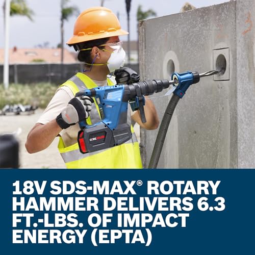 Image of BOSCH GSH18V-5L212 PROFACTOR 18V SDS-max Demolition Hammer with L-Boxx-2 and (2) 12 Ah PROFACTOR Batteries