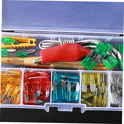 Set de 60 fusibles para auto Luxshiny de material zinc con fusibles de reemplazo 5-30A para reparación eléctrica automotriz miniatura 7