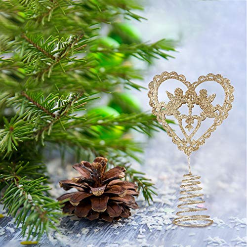 SOIMISS – Topo de Árvore de Estrela de Ferro com Estrelas de Natal, Decoração de Estrelas e Ornament