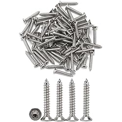 Persianas Antivandalicas NASHRIO 100 tornillos de chapa de acero inoxidable 304 (M3 x 10)