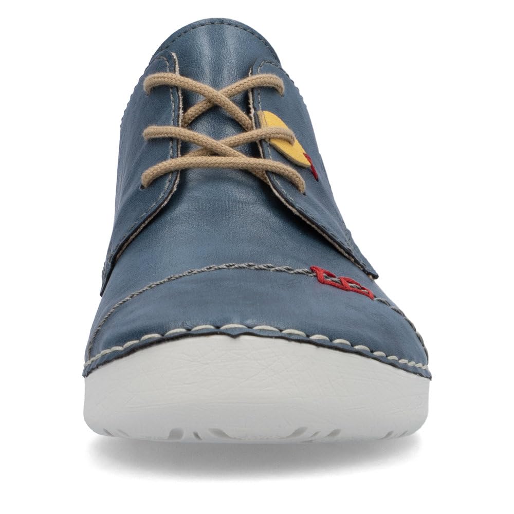 Rieker Femme Chaussures à Lacets 52528, Dame Chaussures Confortables