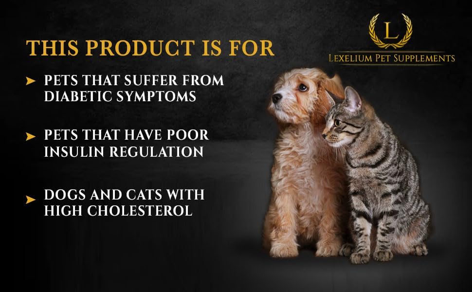 Miniatura 4 de Manejo del azúcar en la sangre para perros y gatos diabéticos - Fórmula en polvo formulada por veterinarios - Apoya y regula los niveles saludables