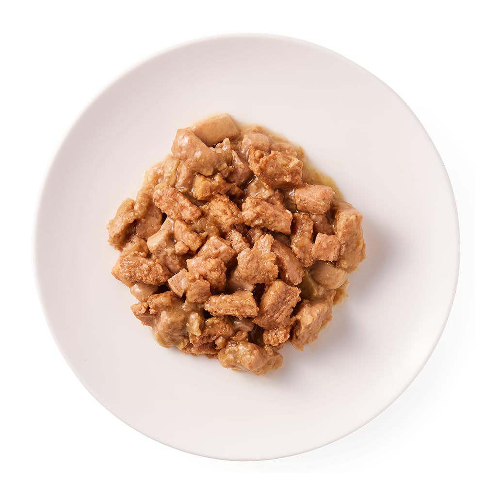 Yarrah Bröckchen Huhn Truthahn 100g Bio Katzenfutter, 16er Pack (16 x 0.1 kg)