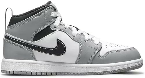 Miniatura 2 de Jordan Jordan 1 Mid (niño pequeño), Gris ahumadoBlanco-antracita