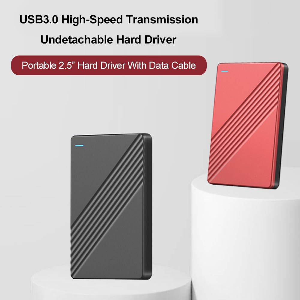 Disque Dur Externe Docooler 2,5 Pouces - USB 3.0, Capacités 500 Go à 2 To, Boîtier Aluminium - Pour PC, Mac, Sauvegarde
