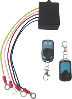 12V 24V Wireless Winch Electric Remote Control Kit, ATV SUV Handset Recovery Winch Remote Fit for Tuff Stuff and Fit for Recon