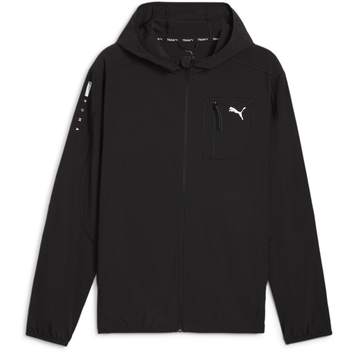 Puma Men's Black Flex Woven Tracksuit Top in Size M, Sports Direct