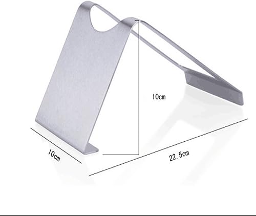 Miniatura 8 de CdyBox Estante de vino de acero inoxidable Soporte de botella de vino individual Exhibición (Plata)