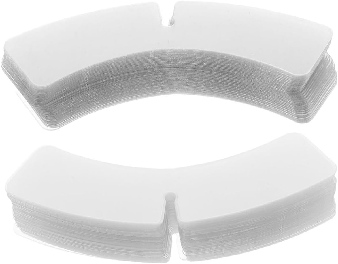 NOLITOY 200pcs Plastic Dress Shirt Collar Stays Firm Support for Crisp Collars Non- Fit Plastic Transparent for Men Shirts