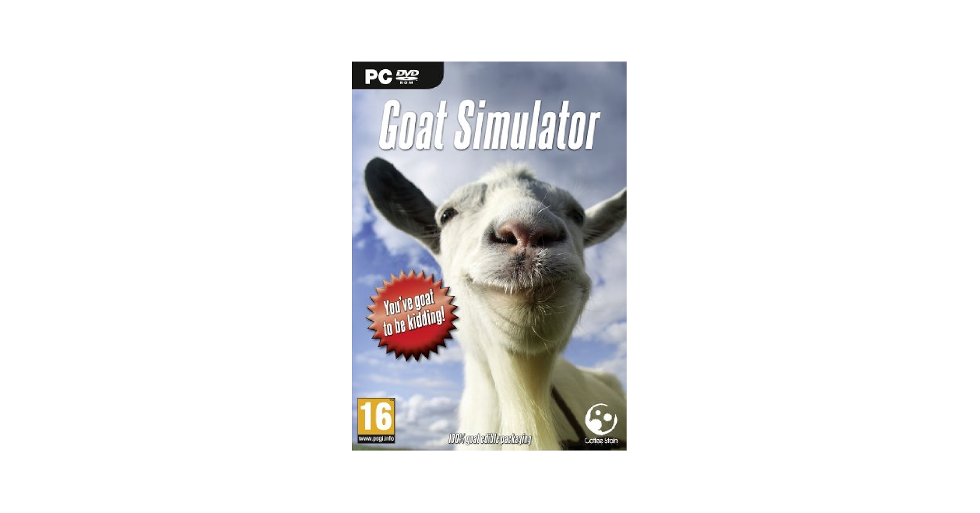 Goat Simulator (PC DVD) (輸入版) ≈ Goat Simulator • PC DVD-ROM game & booklet • FREE postage