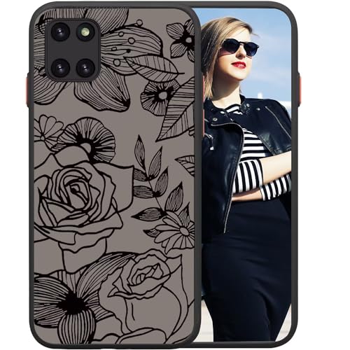POUHYE Coque pour Samsung Galaxy A81 / M60S / Note 10 Lite Etui,Case Protection Antichoc en Silicone Souple,Coque Mate Translucide Anti-Rayures Dur...