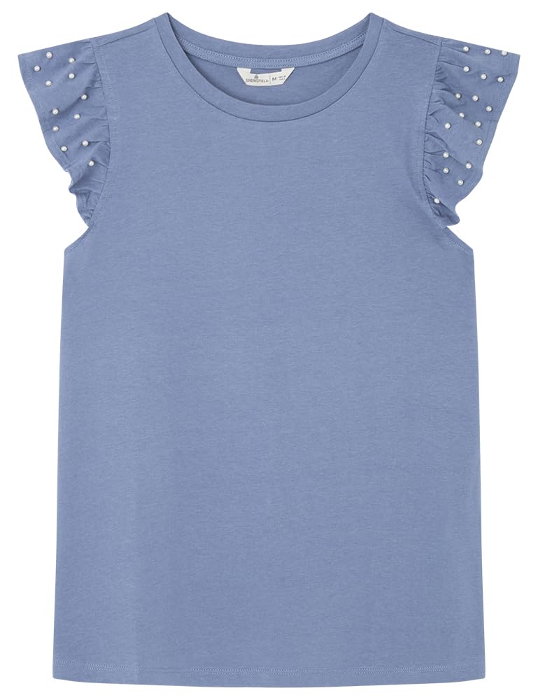 SPRINGFIELD Camiseta Volantes Perlas Mujer