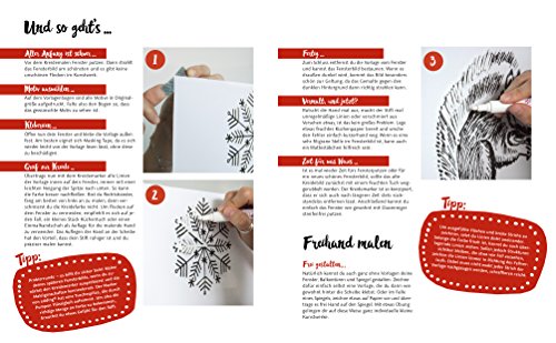 Fensterbilder malen mit dem Kreidemarker - White