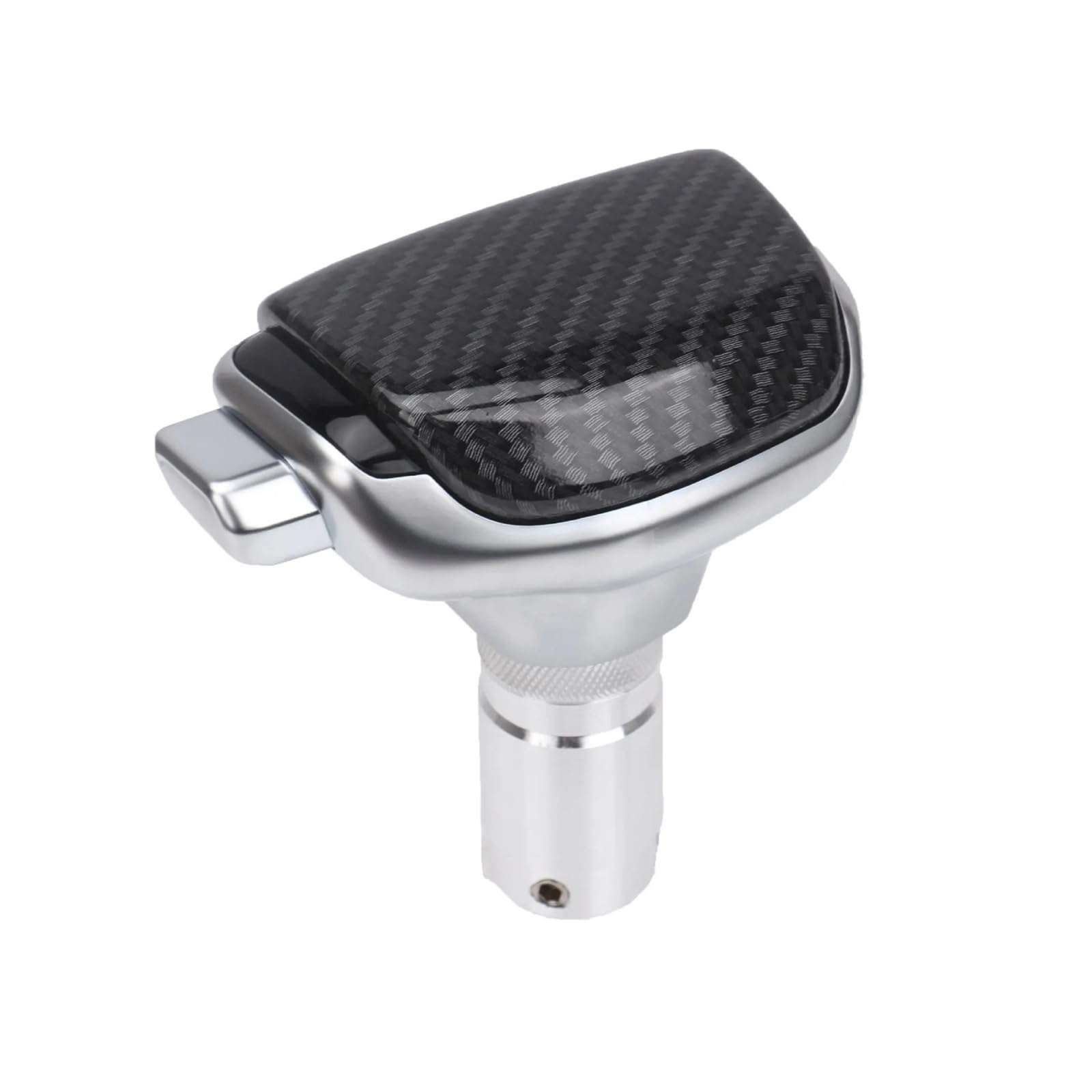 Jxewmtmc for Kia K3 K4 K5 K7 for Sportage for Optima for Sorento Carbon Fiber Texture Automatic Shift Knob Shifter Gear Stick Gear Stick Shift Cover(Carbon Look)