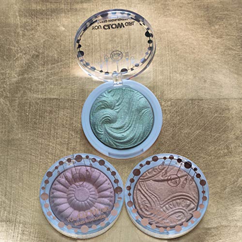 You Glow Girl Bundle by J Cat Beauty - Shimmering Skin Highlighter Set of 3 Shades – for instant Glowing Skin (Unicorn, Mermaid, Moon & Back) will give you Instant soft focus GLOW