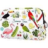 ★ Tamaño agradable: 18,5 x 7,5 x 13 cm / 7,3 x 3 x 5,1 pulgadas, adecuado para maquillaje y papelería, y fácil de llevar y guardar en un bolso