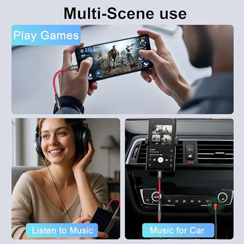 image for ANYPLUS USB C to 3.5mm Audio Adapter,1PCS-Type C to 3.5mm Female Headp