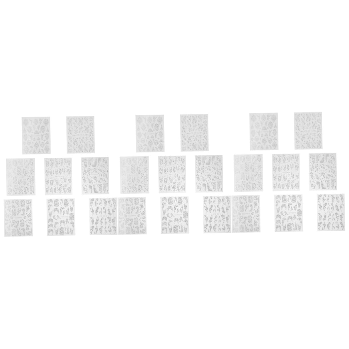 Didiseaon 3 Set Adesivi Per Unghie 5d Adesivi Unghie Sticker ie Per Trasferimento Di Lamine Per ie Decalcomanie Per ie Fai Da Te Per ie in Rilievo 8 Fogli*3