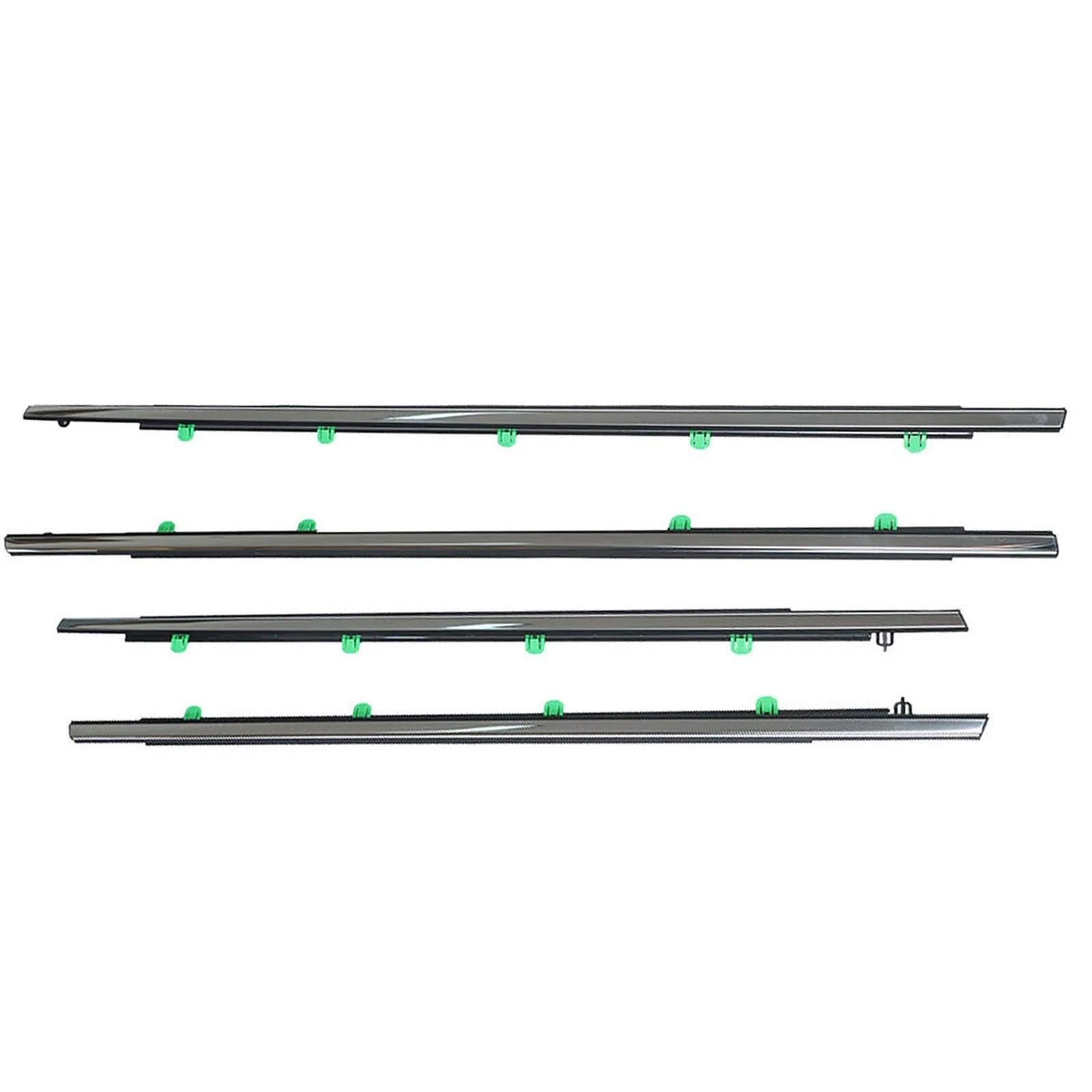 Qibbei Type B 4Pcs Car Window Weatherstrip Side Door Glass Sealing Weather Strip Moulding Trim For Crv 2007 2008 2009 2010-2022