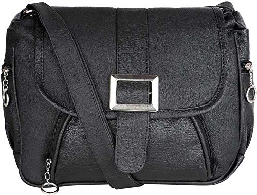 Women Casual Black PU Sling Bag (B07N4JF8WJ) Amazon Price History, Amazon Price Tracker