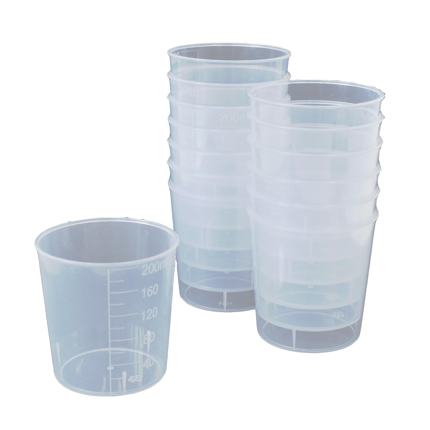 Amazon.co.jp: MYmama 計量カップ ミニ 使い捨て 計量コップ メジャー