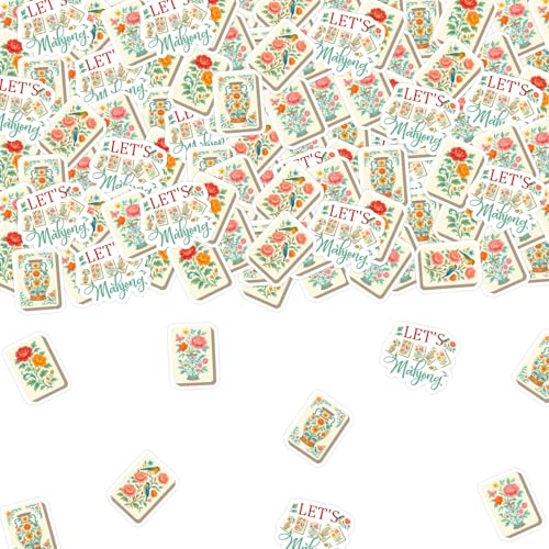 Confettis de table Mahjong pour soirée jeux entre amis et anniversaire style chinois