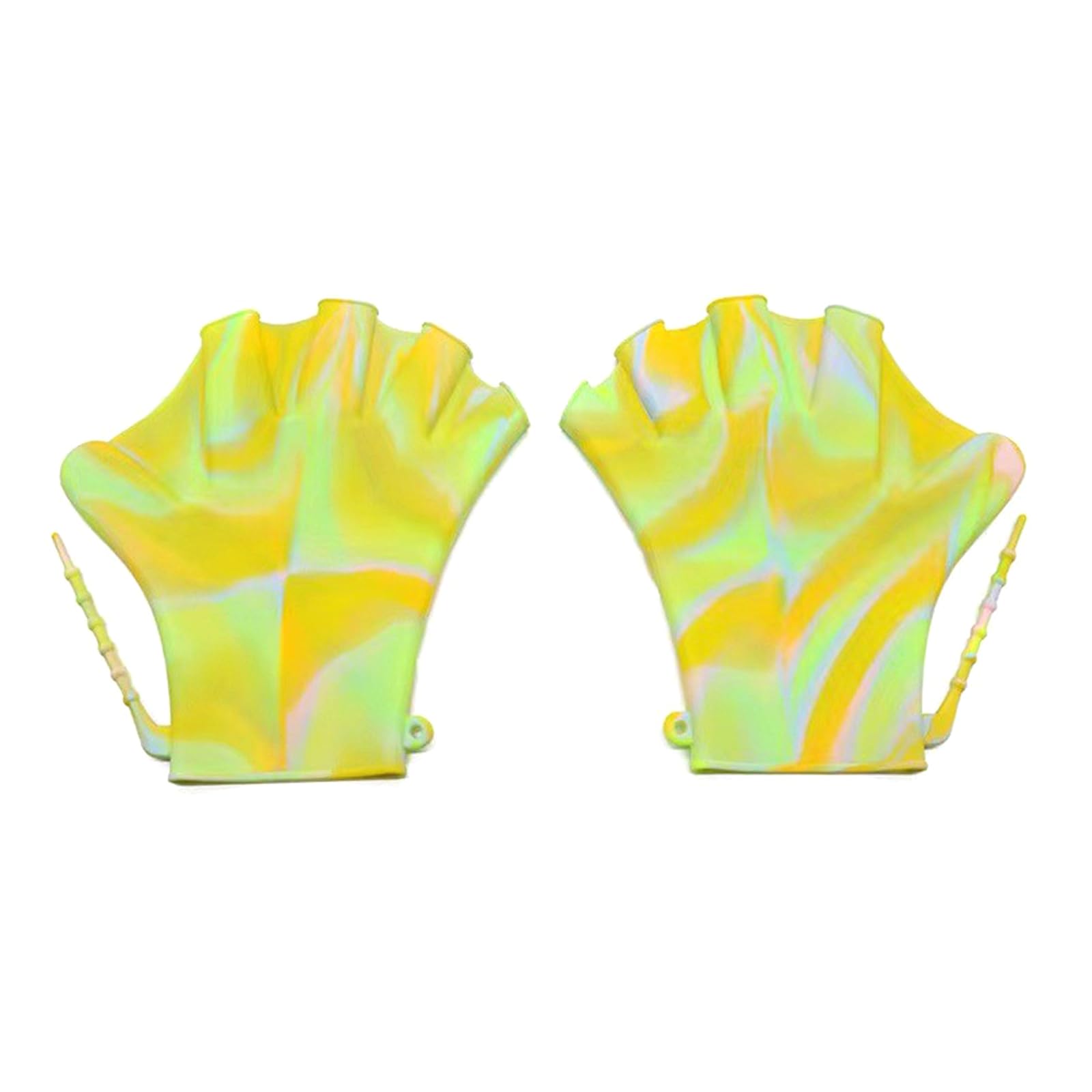 DRAGONRUN Hand Swimming Fins 1 Pair Aquatic Glove Swimming Palm Finger Webbed Glove Aquatic Glove Swim Flippers for Snorkeling