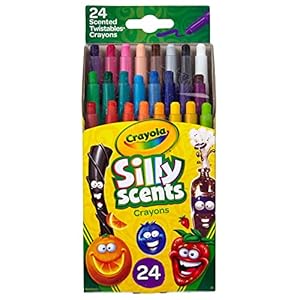 Crayola Silly Scents Twistables Crayons, Sweet Scented Crayons, 24 Count (Package may vary)
