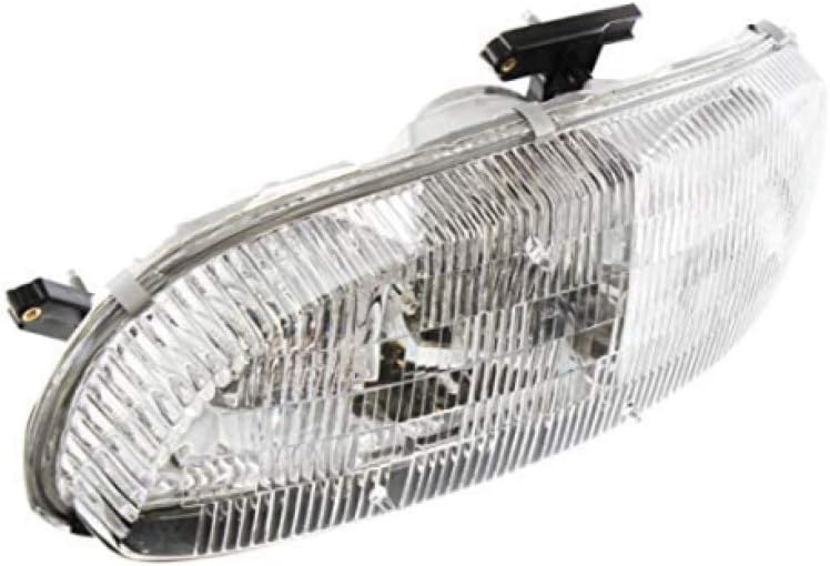 CarLights360: For 1995-2001 Chevy Lumina Headlight Assembly Driver and Passenger Side w/Bulbs | DOT Certified | Replaces GM2502139 GM2503139