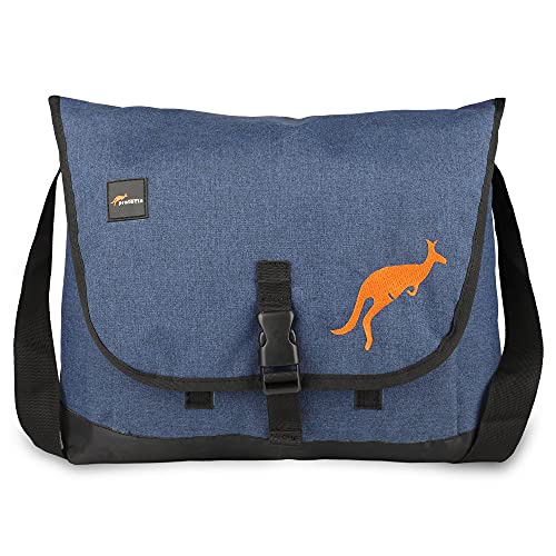 Protecta Leap Crossbody Laptop Messenger Bag - Designed for Laptops With Screen Size Up to 13.3 Inches - Navy Blue